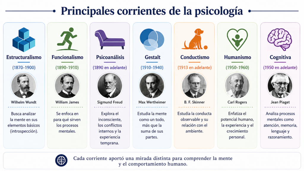 Principales corrientes psicológicas 